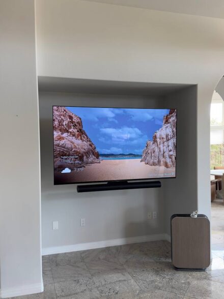 TV installation work 3