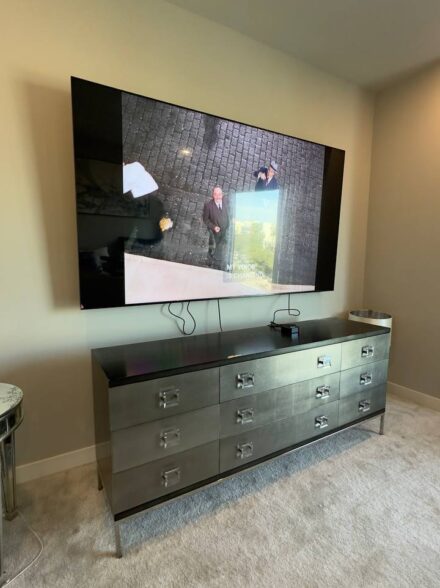 TV installation work 1