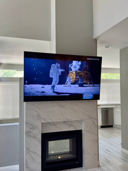 TV installation work 4