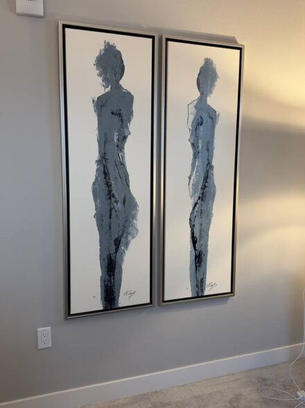 Picture hanging work 1